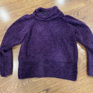 Romeo & Juliet Purple Chenille Sweater